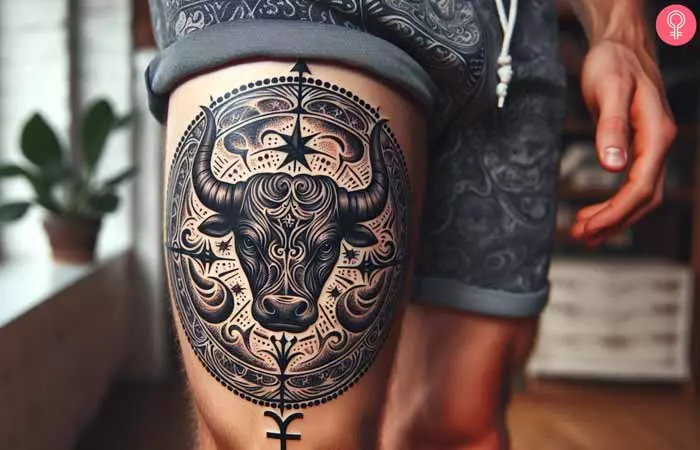 Taurus Zodiac Symbol Tattoo Horoscopeaz Taurus Zodiac Symbol Tattoo Horoscopeaz