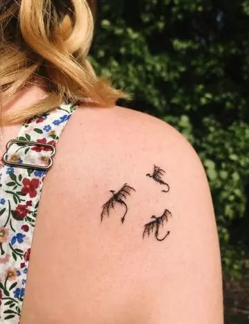 Tiny dragon tattoo design