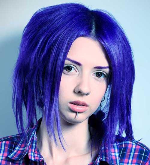 Blue Emo Hairstyles For Girls Telegraph