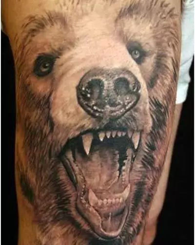Bear tattoo design