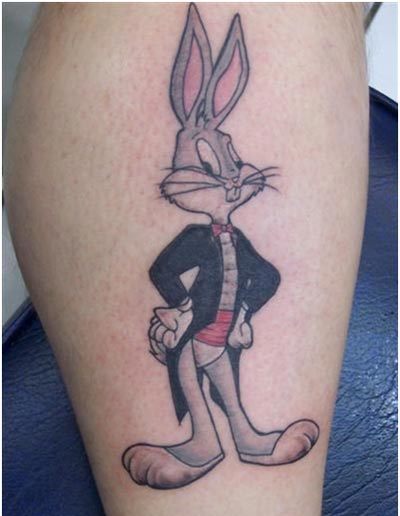 Bugs Bunny tattoo for kids