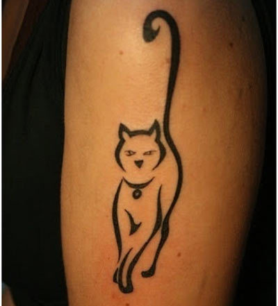 Katze Tattoo-Design