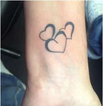 Hearts tattoo for kids