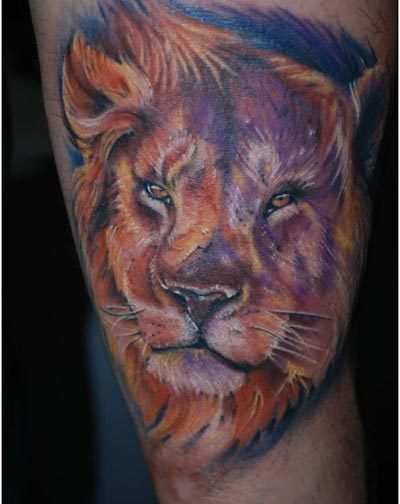 Löwen-Tattoo-Design