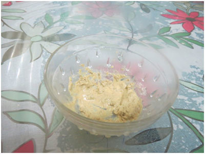 Almond face pack with Multani mitti for oily skin
