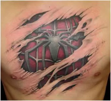 Spider man spider tattoo design
