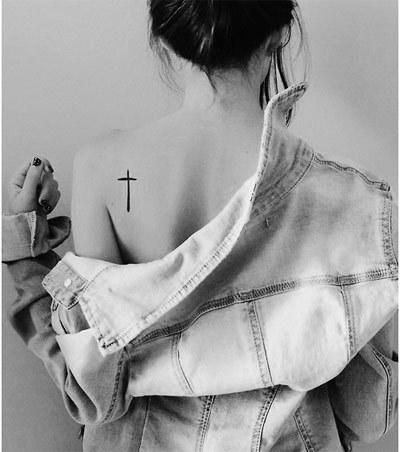 the cross tattoo