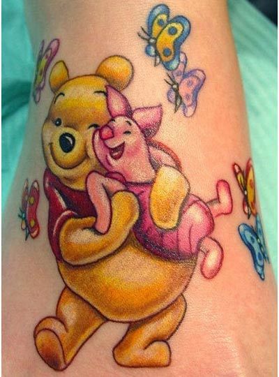 Winnie the pooh tattoo for kids