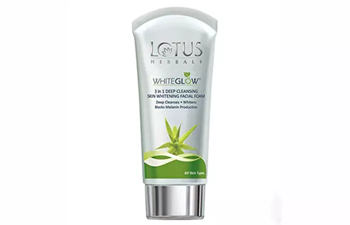 Lotus Herbals Whiteglow Facial Foam - Best Face Washes