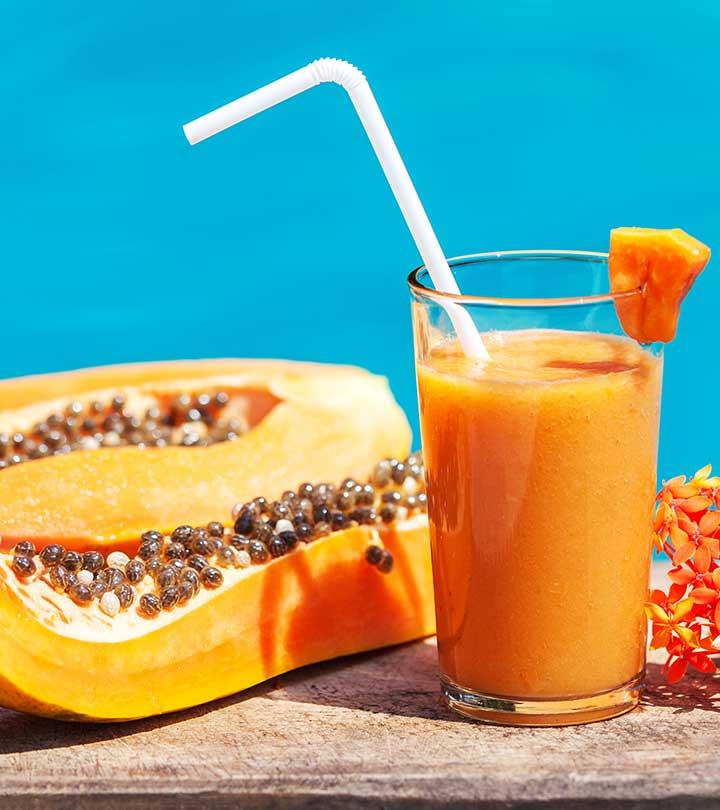 10 Amazing Health Benefits Of Papaya Juice & How To Make It