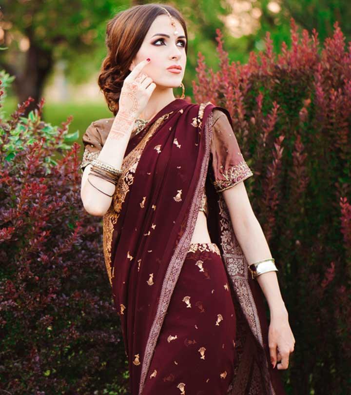 21 Stylish And Beautiful Indian Hairstyle For Saree  Tikli