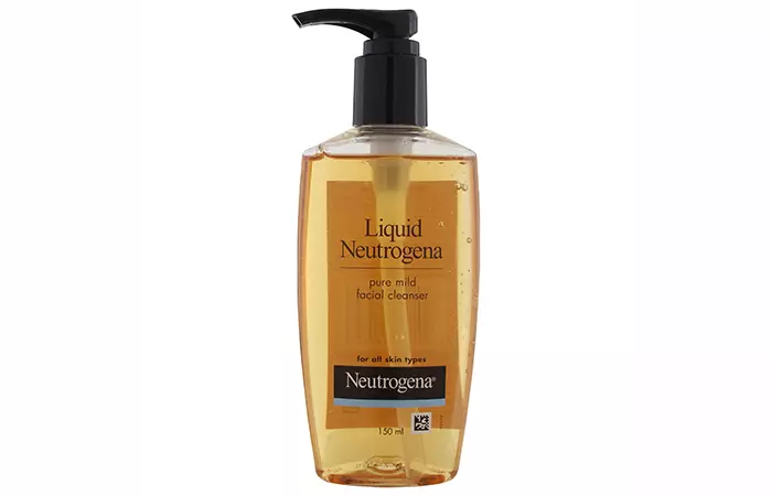 Liquid Neutrogena Pure Mild Facial Cleanser - Best Face Washes