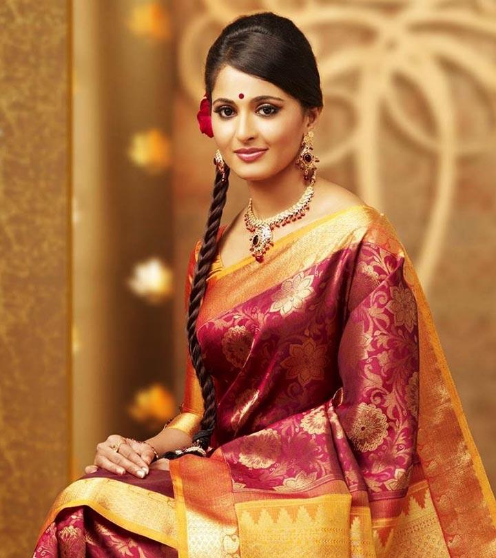 Elegant south Indian Bride Hairstyle Front<br/>