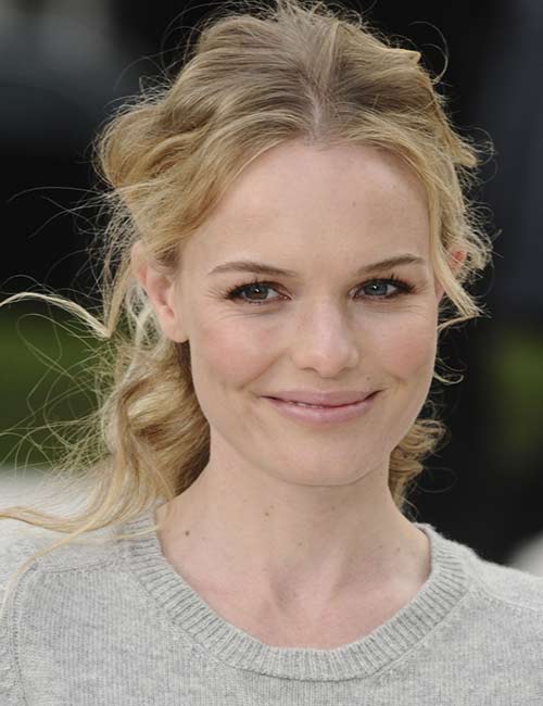 Kate Bosworth's round-faced celebrity hairstyle