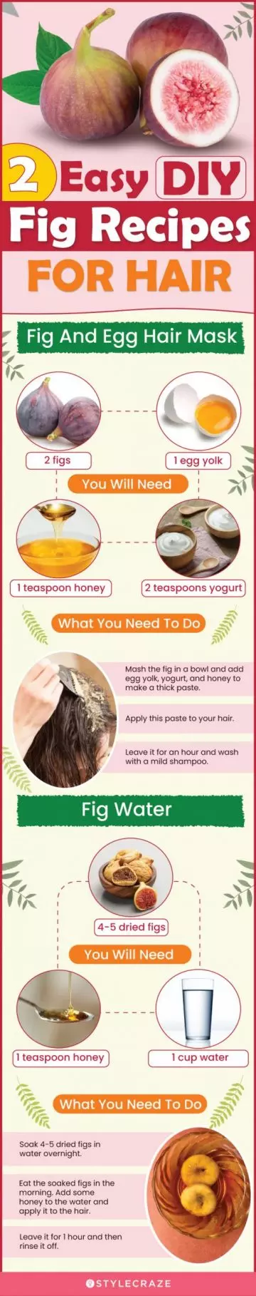 2 easy diy fig recipes for hair (infographic)