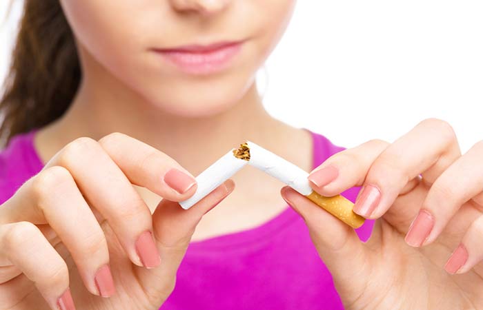 Quit smoking to increase estrogen levels