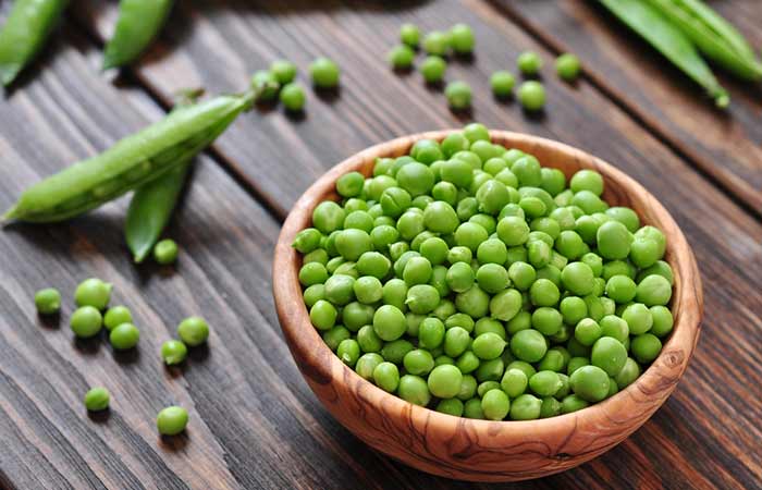 Green peas are rich in phosphorus