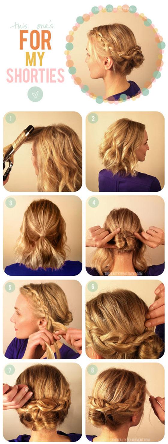 42 Stylish Updos For Medium Hair