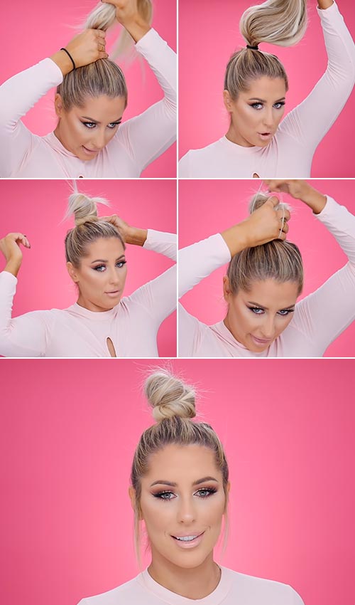 How to do a 5-minute perfect bun