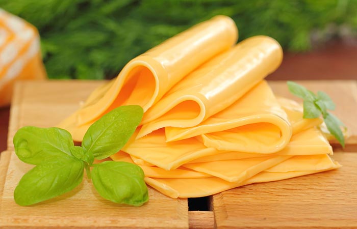 Processed cheese among sodium-rich food