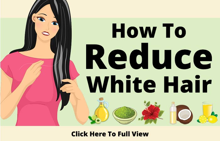 Get rid of white hair using natural home remedies