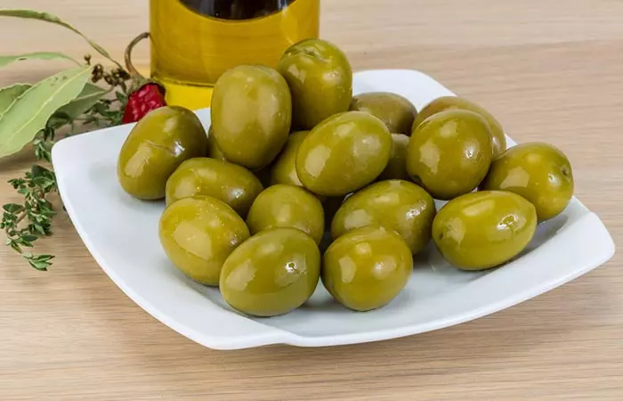 Olives among foods high in sodium