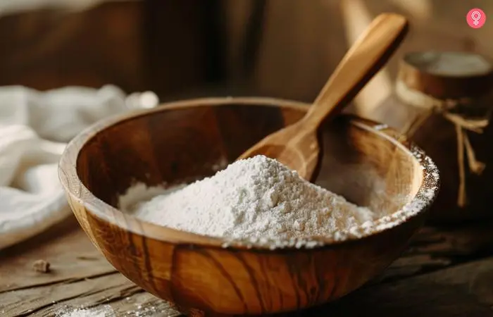 Baking powder solution to remove mehndi