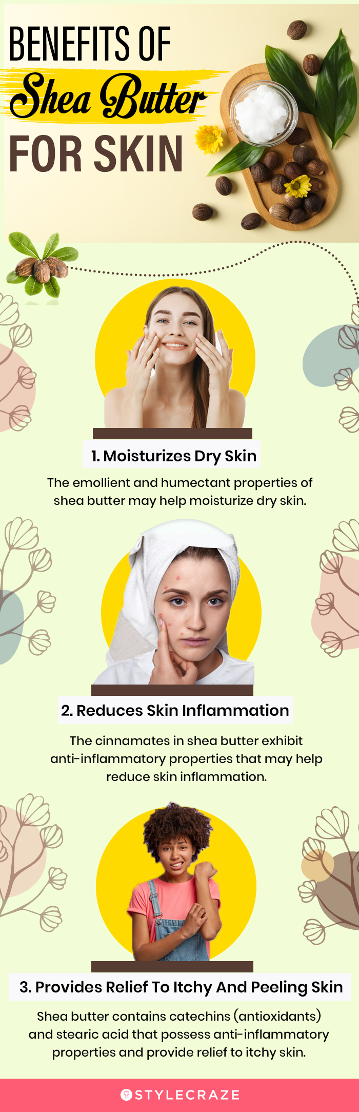 benefits of shea butter for skin (infographic)