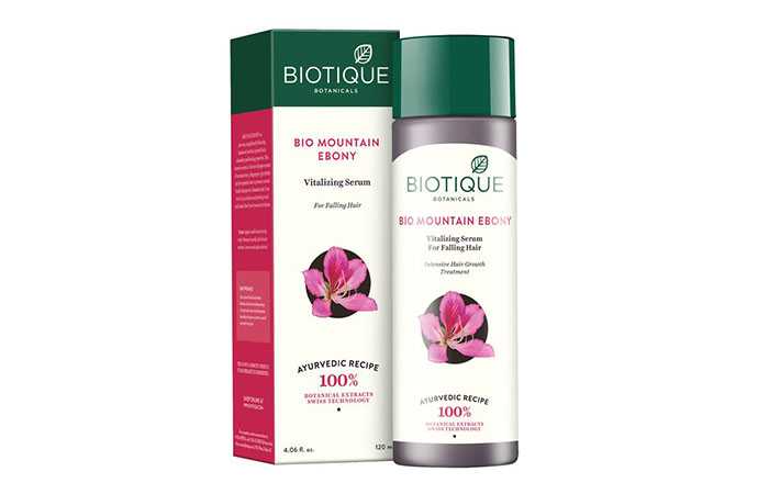 Best For Hair Fall Control Biotique Bio Mountain Ebony Vitalizing Serum
