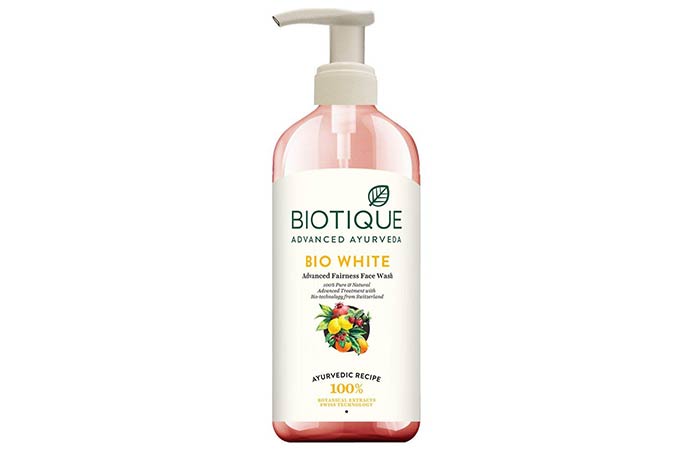 Biotique Bio White Advanced Fairness Face Wash - Skin Whitening Face Washes 