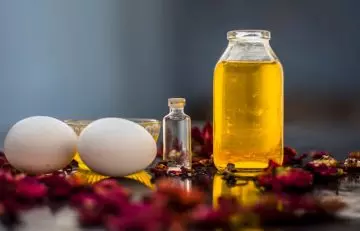 Castor oil and egg are popular ingredients in hair care remedies