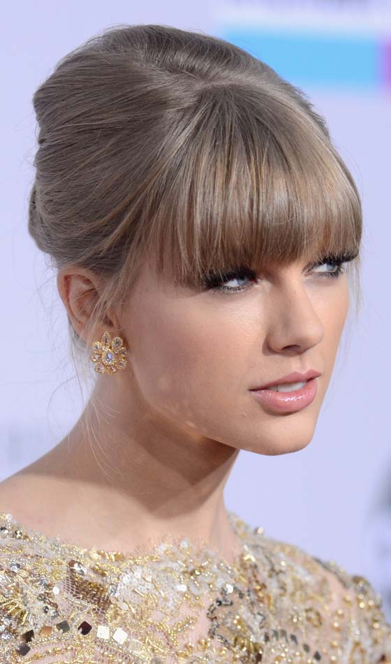 Cinderella beehive bun Taylor Swift hairstyle