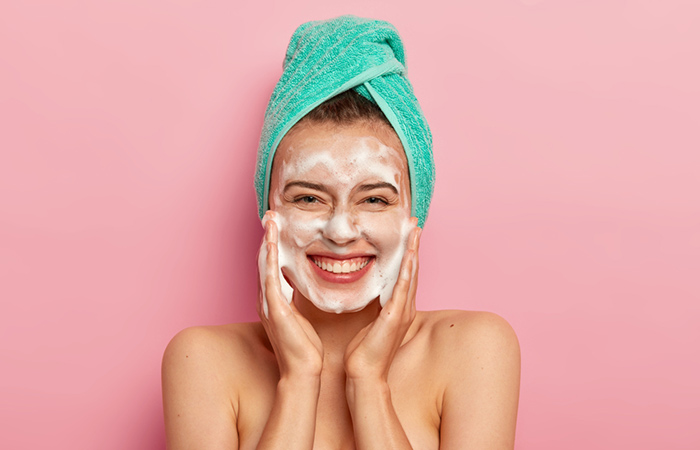 Changing your face wash can give your glowing skin
