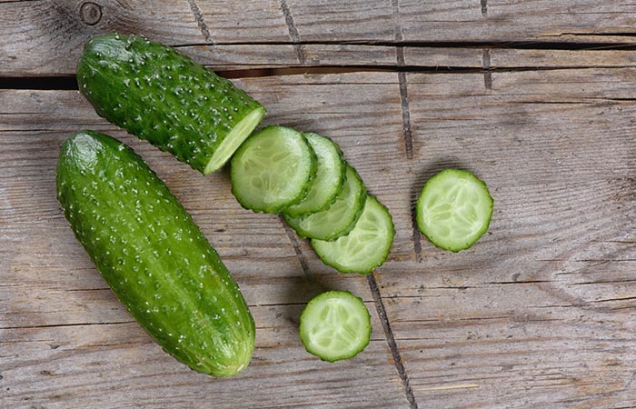 Cucumber face pack for fair skin