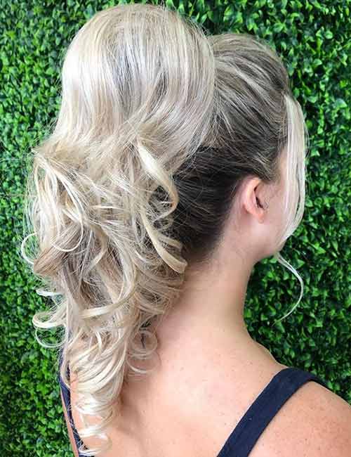Curly Ponytail
