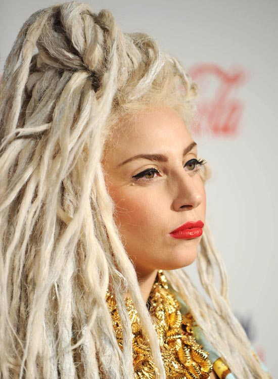 Lady Gaga's dreadlocks hairstyle
