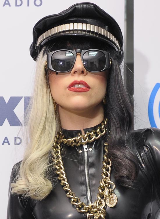 Lady Gaga's dual hues hairstyle