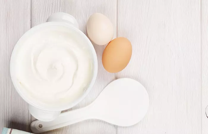 homemade egg face mask for glowing skin