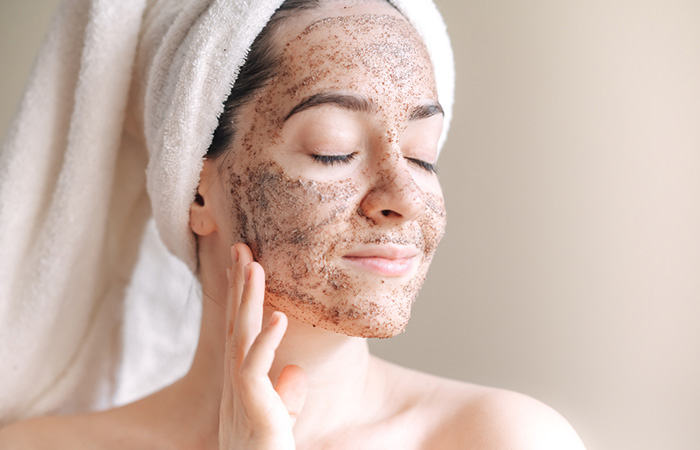 Exfoliate your skin to remove dead skin cells and dirt and keep your skin glowing