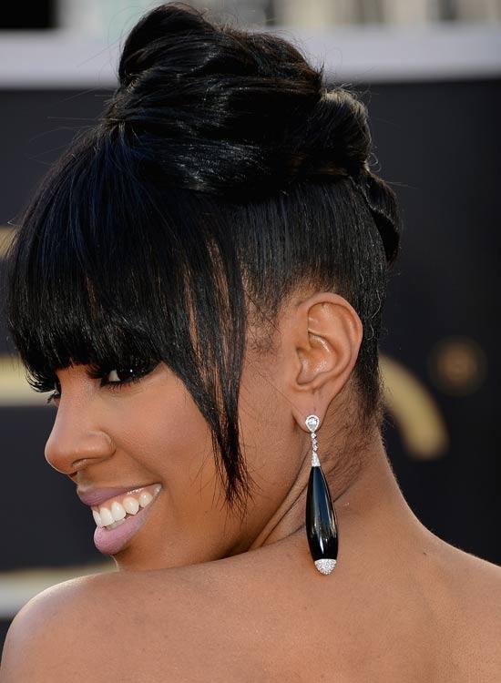 Black Hair Updos With Bangs 50 Updo Hairstyles For Black Women