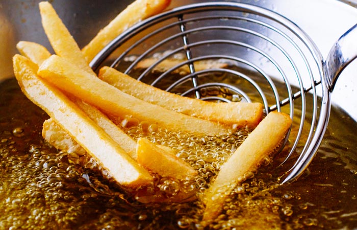 Avoid deep fried foods like fries or nachos