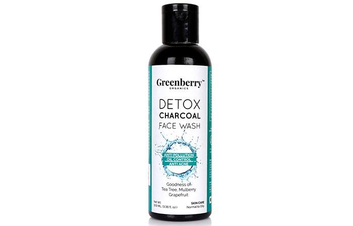Greenberry Organics Detox Charcoal Face Wash - Face Washes For Oily Skin