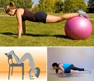 Lose Fat From Arms - Push-Up On A Ball