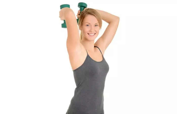 Lose Fat From Arms - Triceps Press