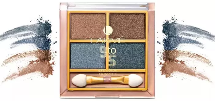 Lakme 9 To 5 Eye Quartet Eyeshadow - Smokey Glam