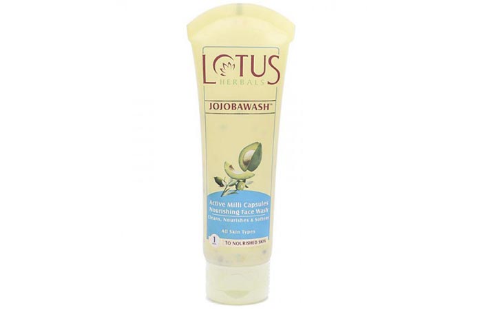Lotus Herbals JojobaWash Active Milli Capsules Nourishing Face Wash