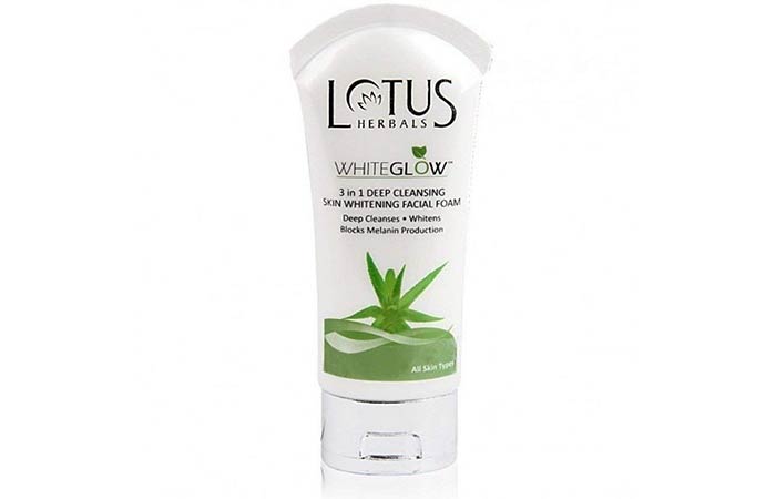 Lotus Herbals WhiteGlow Skin Whitening Facial Foam - Skin Whitening Face Washes 
