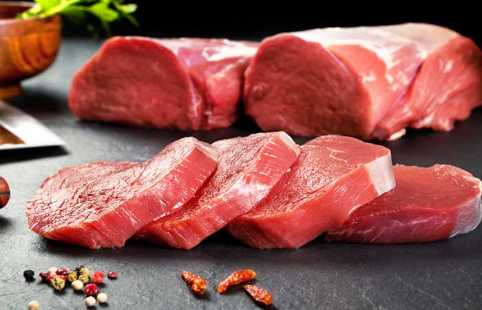 Meat is a hemoglobin-rich food