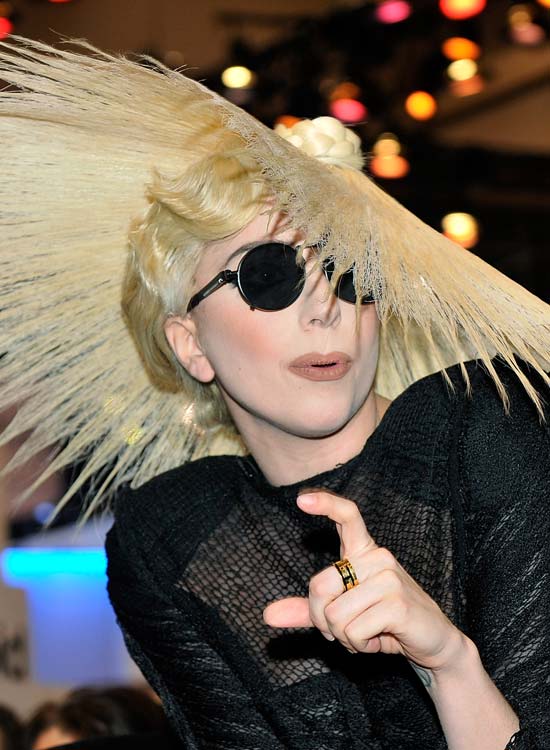 Lady Gaga's overshadowed hairstyle