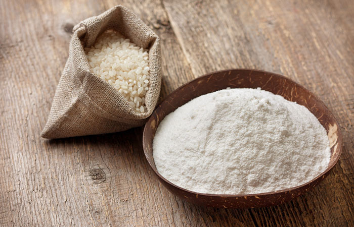 Rice flour for fair skin